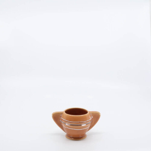 Pacific Pottery Hostessware 450 Demi Sugar Dec 2006 Apricot