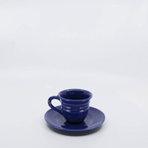 Pacific Pottery Hostessware 608-609A Teacup & Saucer Pacblue