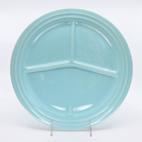 Pacific Pottery Hostessware 615 Divided Plate Aqua