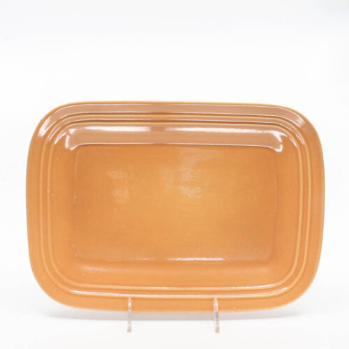 Pacific Pottery Hostessware 616 Rectangular Tray Med Apricot