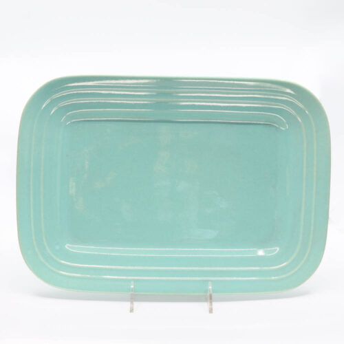 Pacific Pottery Hostessware 617 Rectangular Tray Large Green