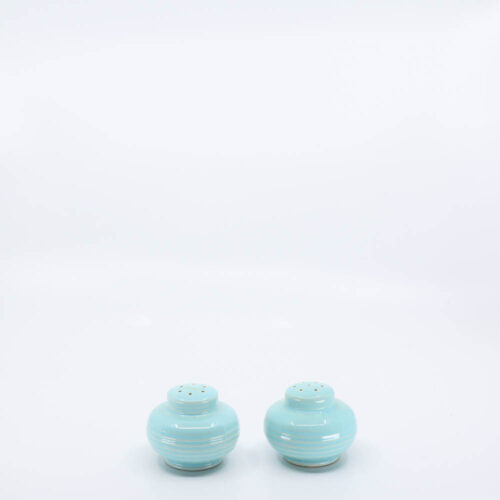 Pacific Pottery Hostessware 621-622 Salt Pepper Aqua