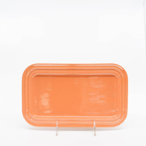 Pacific Pottery Hostessware 659 Rect Tray Small Apricot