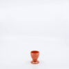 Pacific Pottery Hostessware Unknown Eggcup Red