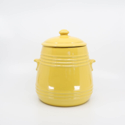 Pacific Pottery Hostessware 305 Pretzel Jar Yellow