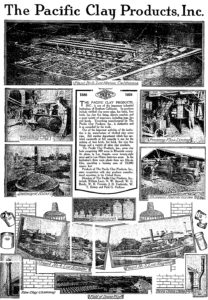 Pacific Clay Products 1924 Los Angeles Times