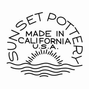 Vernon Kilns Sunset Pottery Logo