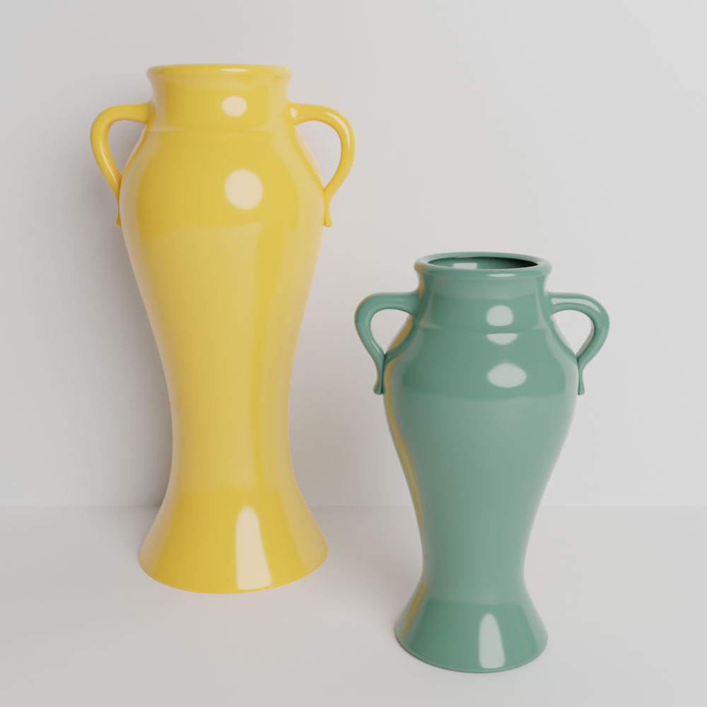 QwkDog 3D Bauer Pottery Rebekah Vases