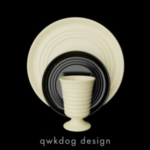 QwkDog Bauer Pottery Ringware Place Setting