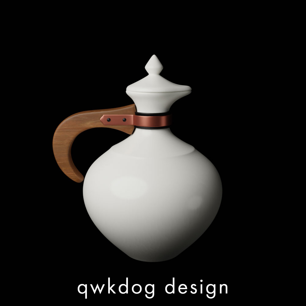 QwkDog Bauer Pottery Plainware Carafe