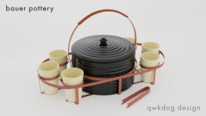 QwkDog Bauer Pottery Ice Bucket