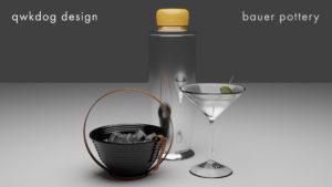 QwkDog Bauer Pottery Martini