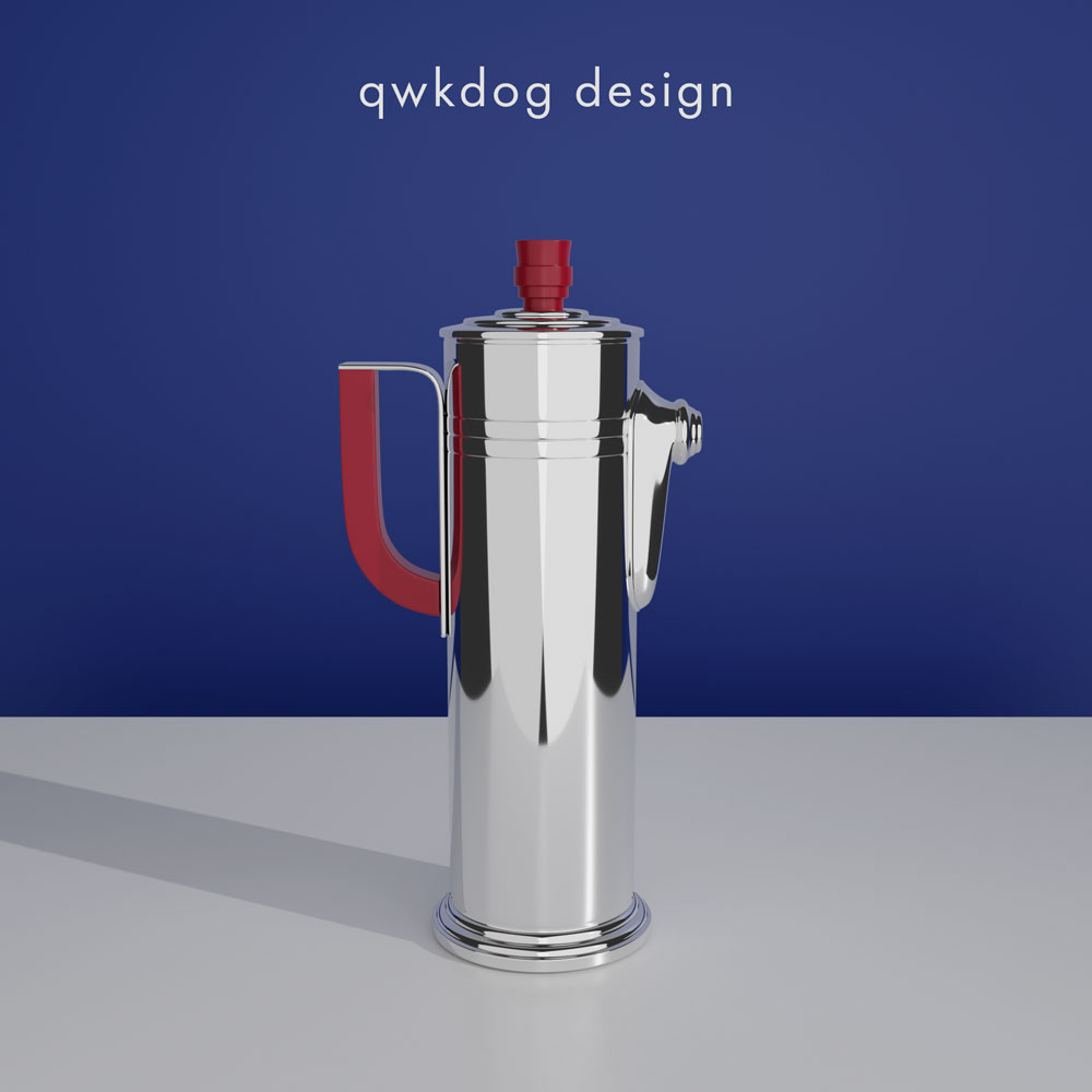 QwkDog 3D Art Deco Shaker