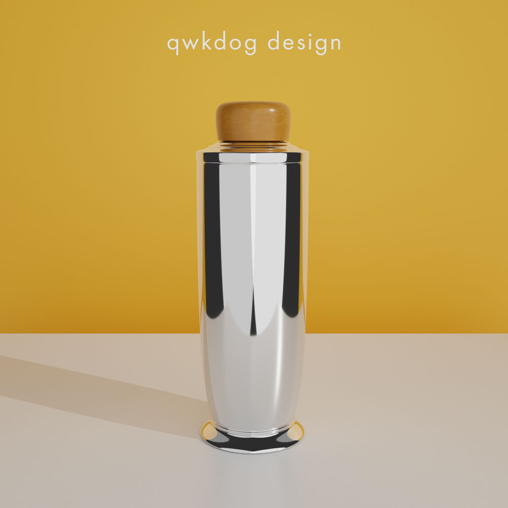 QwkDog 3D Art Deco Shaker - Manning Bowman Connoisseur