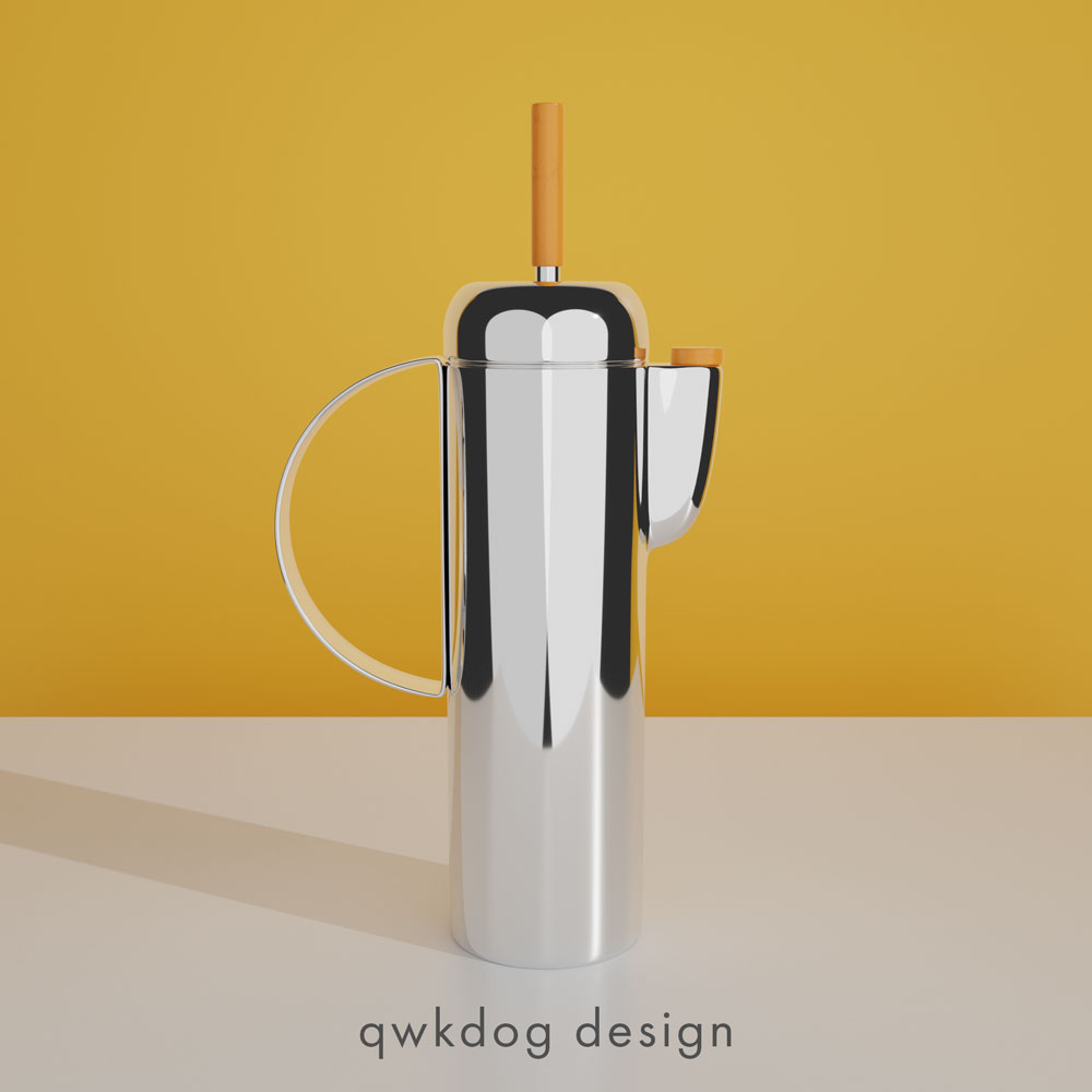 QwkDog 3D Art Deco Shaker - Revere Empire