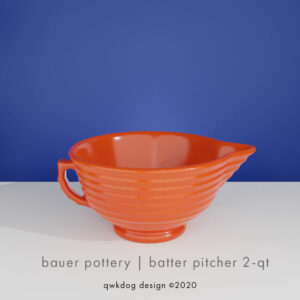 QwkDog 3D Bauer Pottery Batter Bowl