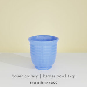 QwkDog 3D Bauer Pottery Beater Bowl