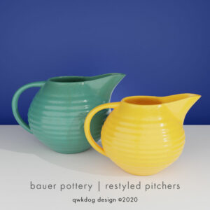 QwkDog 3D Bauer Pottery Restyled Pitchers