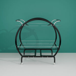 QwkDog Art Deco 3D Bar Cart