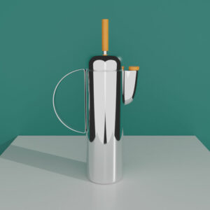 QwkDog Art Deco 3D Manning-Bowman Shaker