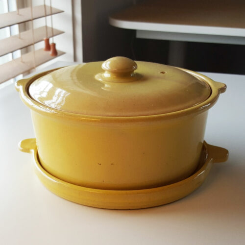 Pacific Pottery Hostessware 200-201 Casserole Yellow