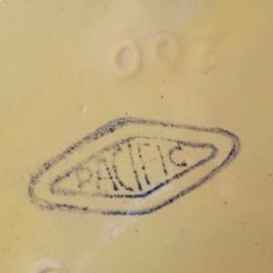 Pacific Pottery Hostessware 200 Casserole Backstamp Yellow