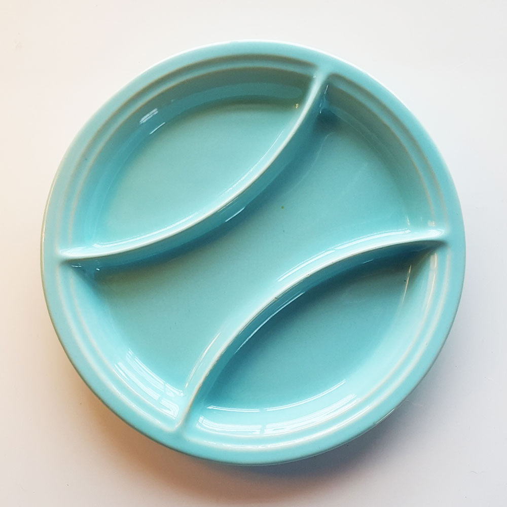 Pacific Pottery Hostessware 603 Relish Aqua