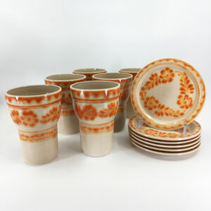 QwkDog Vernon Kilns Harry Pottery Olinala Tumblers