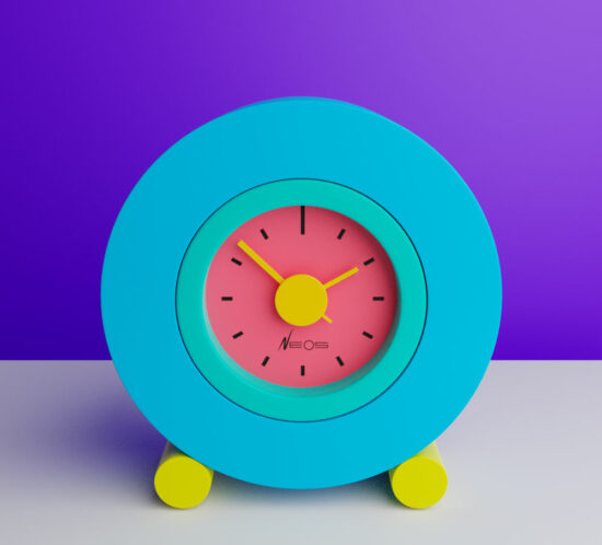 Memphis-Milano Sowden DuPasquier Clock