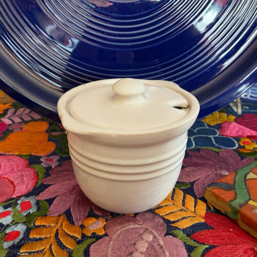 Pacific Pottery Hostessware 306 Condiment Jar White