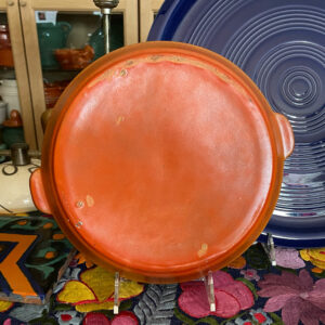 Pacific Pottery Hostessware 412 Tab Target Platter (back)