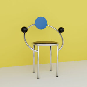 QwkDog 3D Memphis-Milano First Chair