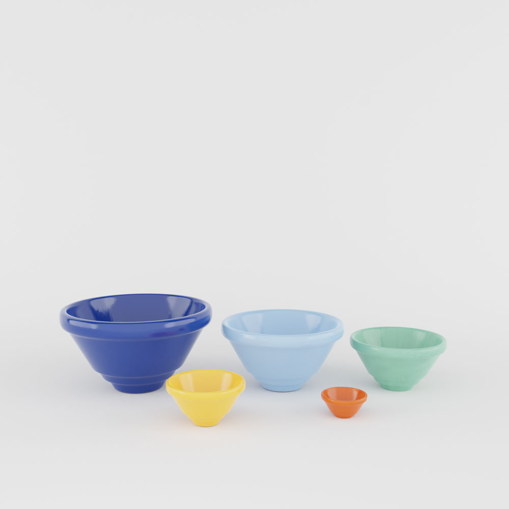 Pacific Pottery Hostessware Mini Kitchen Bowl Set
