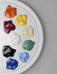 QwkDog 3D Bauer Pottery Colors
