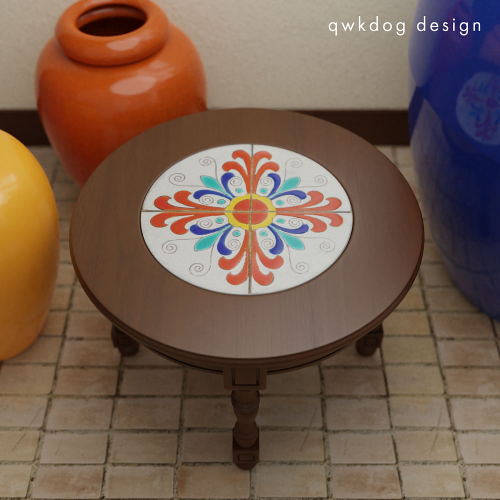 QwkDog 3D D&M Tile Table Pattern #1