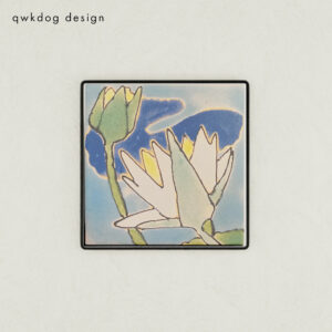 San Jose Pottery Flower Tile - Water Lily