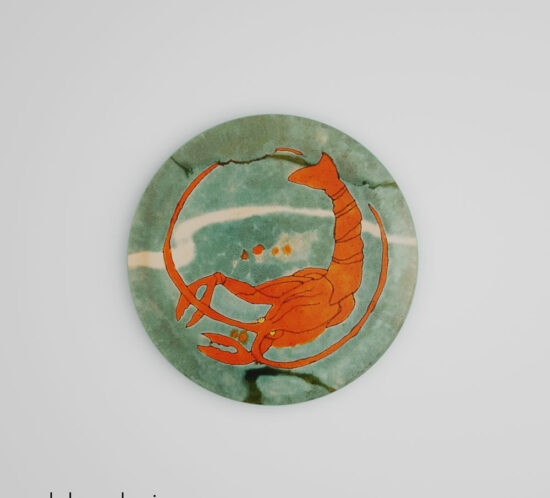 QwkDog 3D San Jose Mission Pottery Lobster Plate