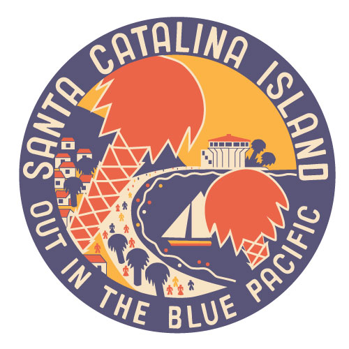 Catalina Island Shepard Illustration