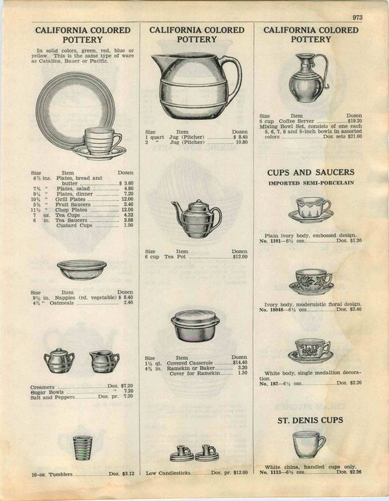 Meyers California Rainbow Catalog Page