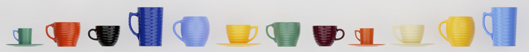 QwkDog 3D Bauer Pottery Cups Mugs Banner