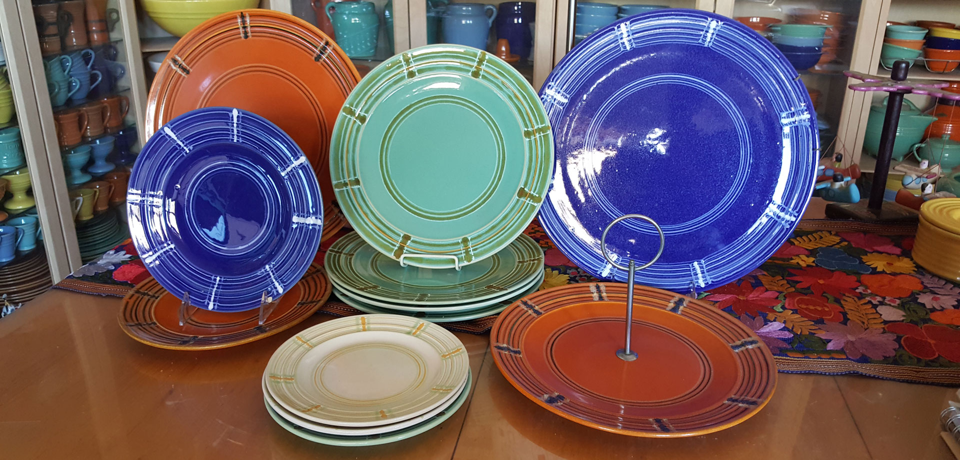 Pacific Pottery Decorated BF Plates