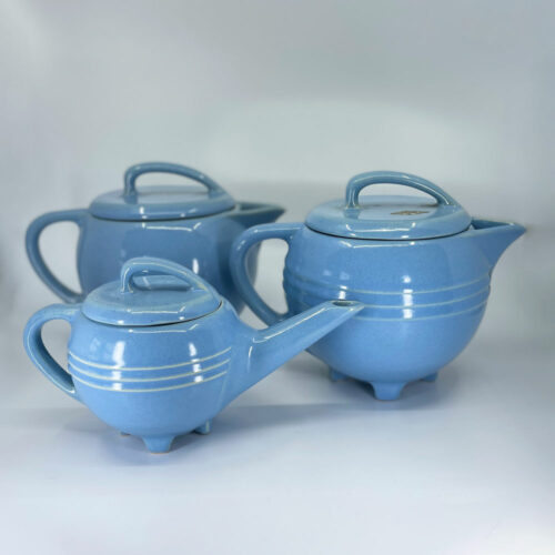 QwkDog Pacific Pottery Hostessware 435 436 448 Pitcher Set delph blue Peter Davis