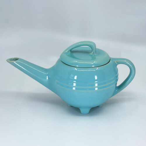 QwkDog Pacific Pottery Hostessware 435 Syrup Pitcher aqua Bill Stern