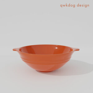 QwkDog 3D Metlox California Pottery Soup Bowl