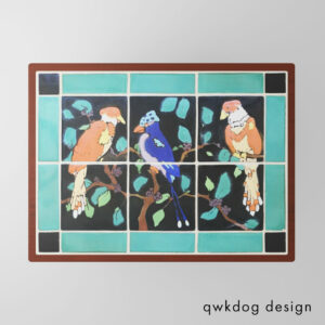 QwkDog 3D Taylor Tile Birds Panel