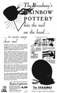 Hollydale Pottery Advertisement