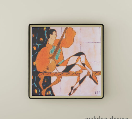 QwkDog 3D San Jose Pottery Harlequin