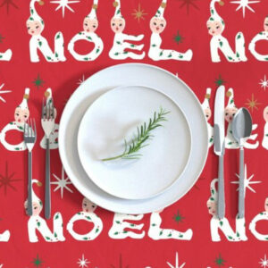 QwkDog Design Holt Howard Christmas Pattern Noel
