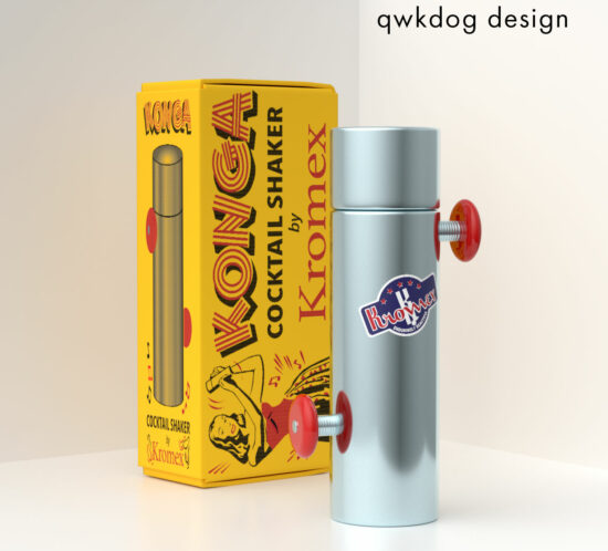 QwkDog Design Kromex Konga Shaker