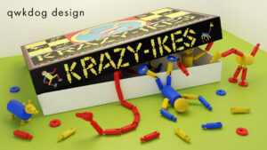 QwkDog Design Krazy Ikes Box Scene